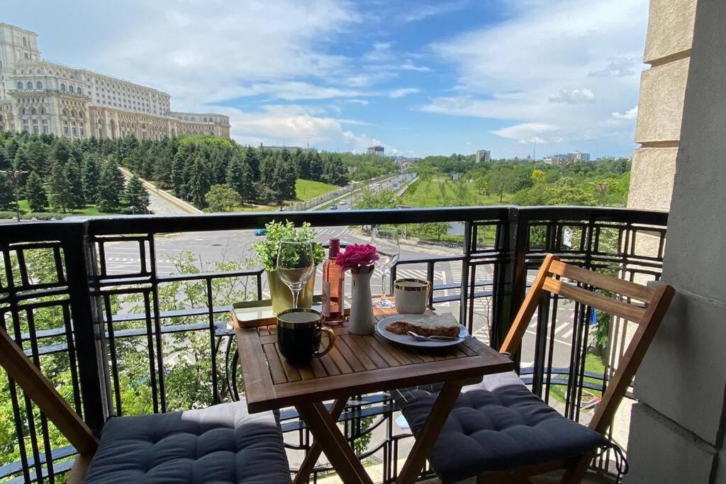 布加勒斯特New Luxury Flat In Front Of The Parliament At Unirii公寓 外观 照片